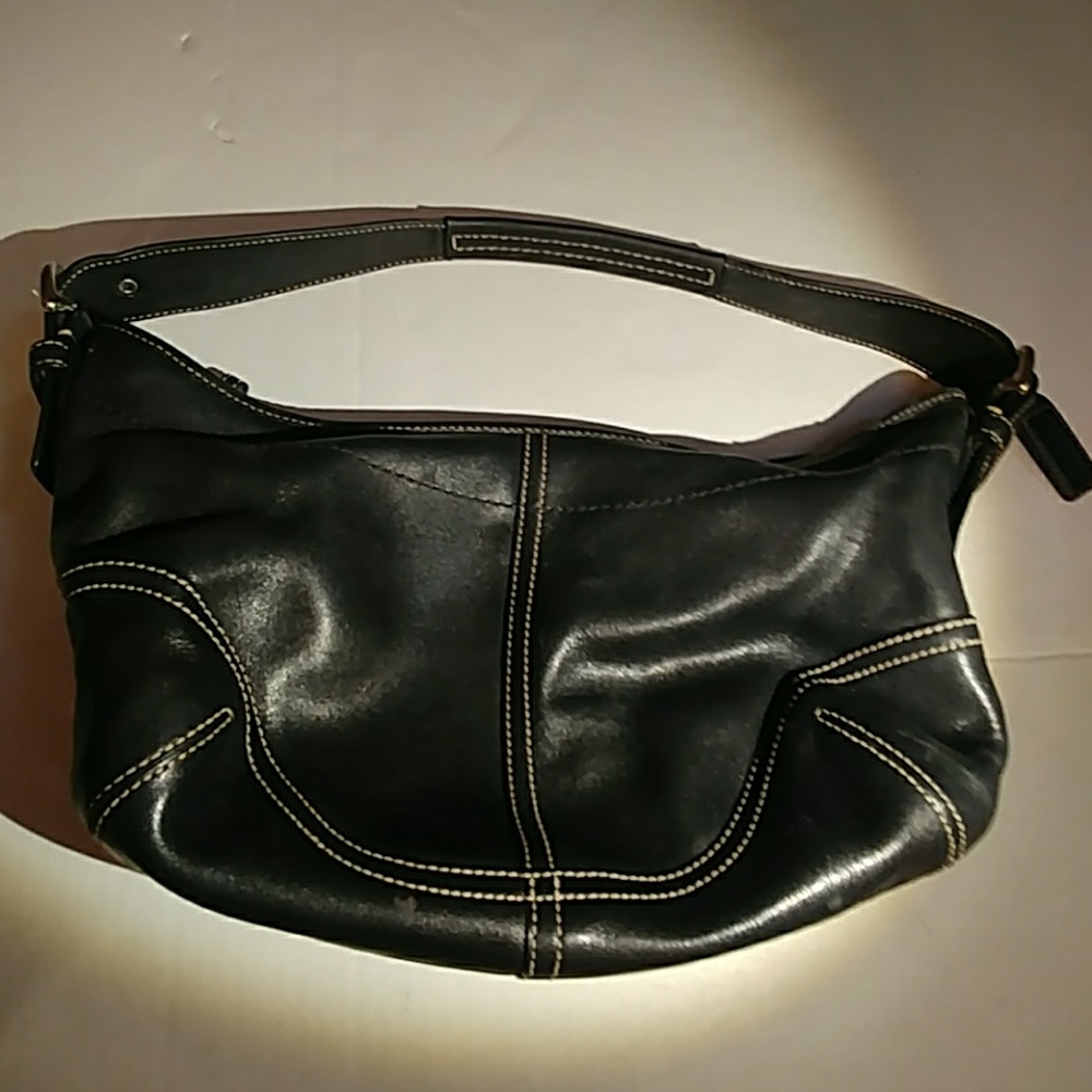 Vintage black Coach purse